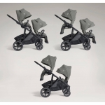 Joie versiti™ 多功能單/雙人嬰兒手推車 (灰綠色)